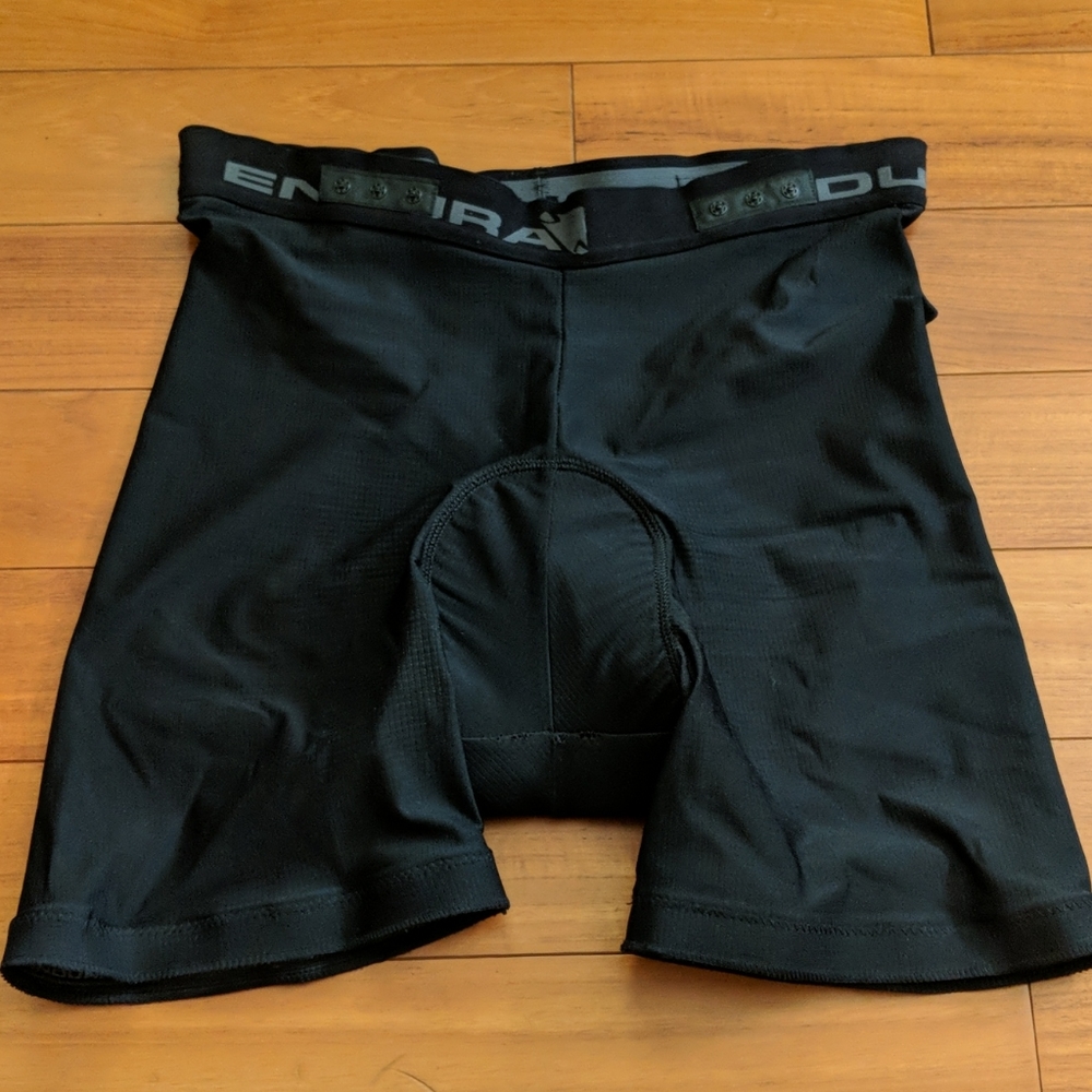 Cycling under shorts